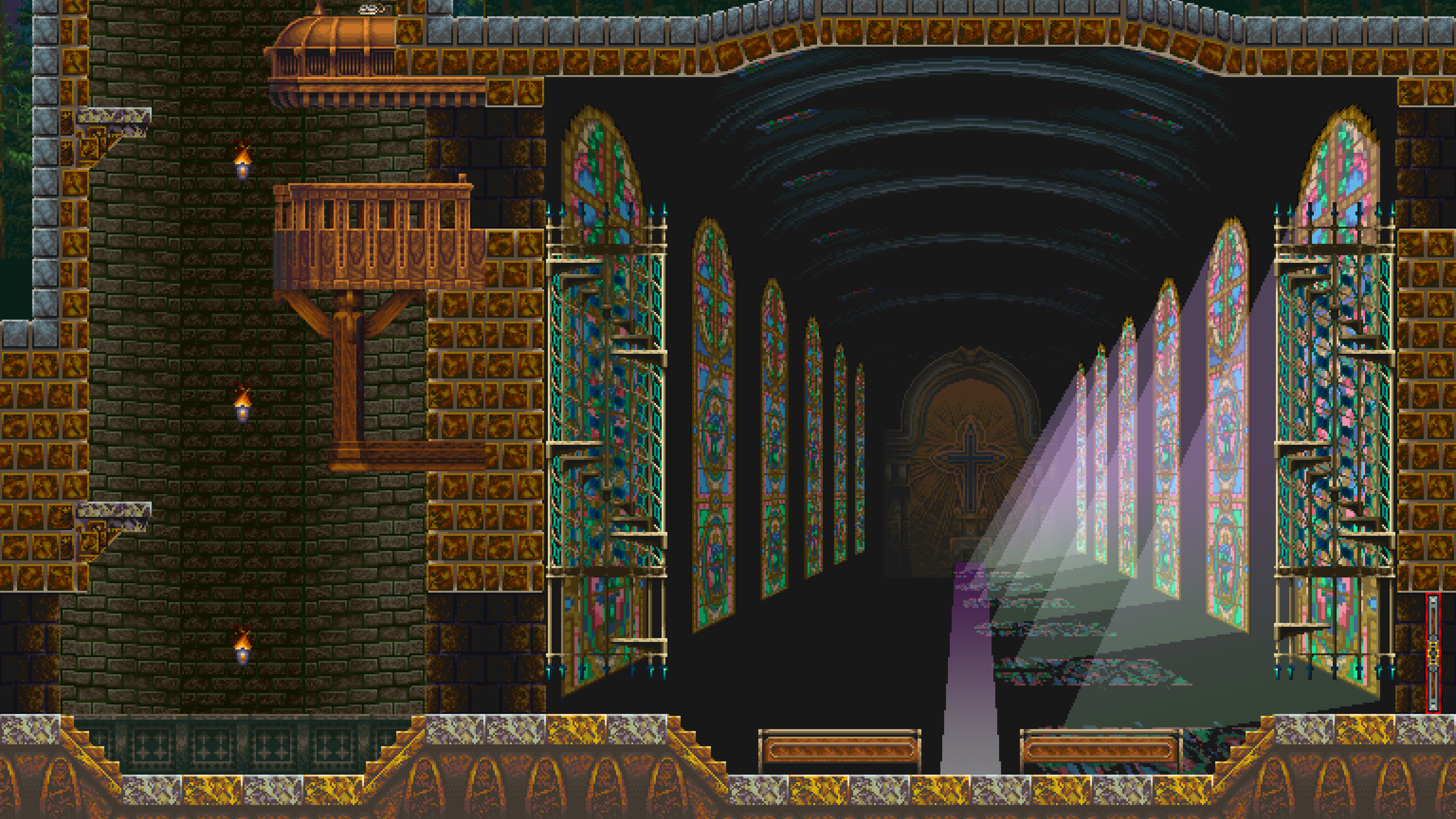 Décor de zone de la chapelle